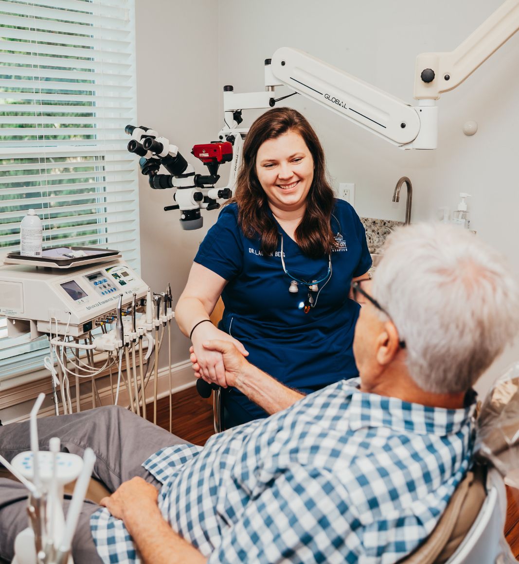 Doctor with patient photo